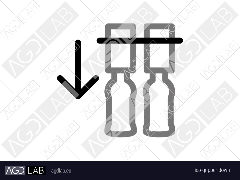 Gripper down icon