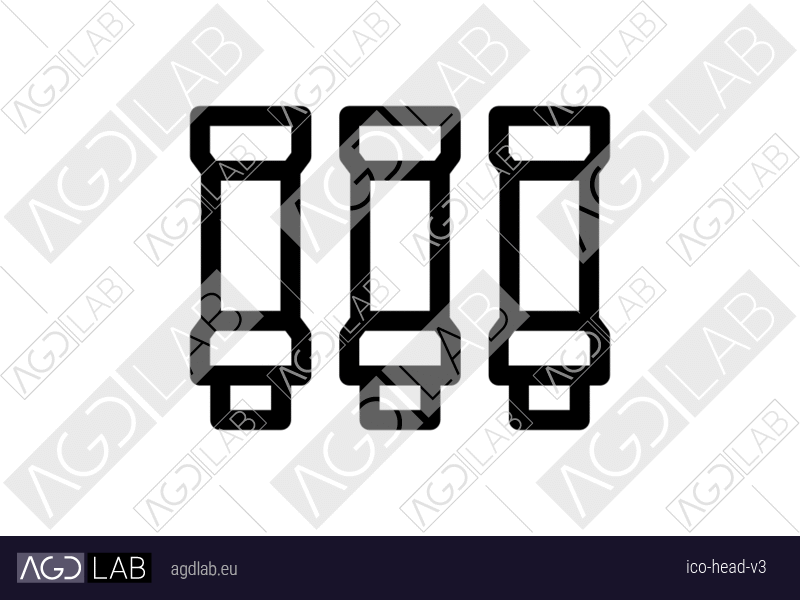 Head alternative version icon