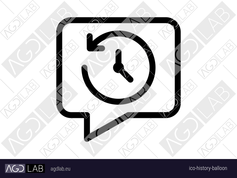 History balloon icon