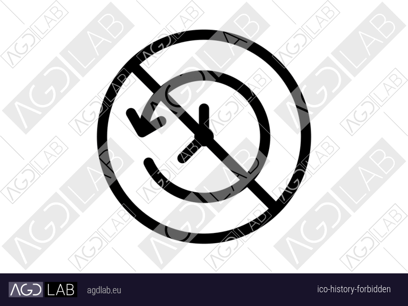 History forbidden icon