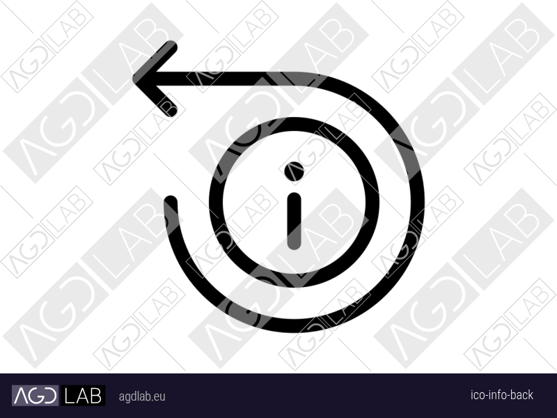 Info back icon