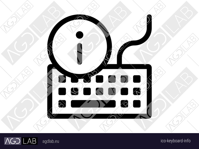 Keyboard info icon