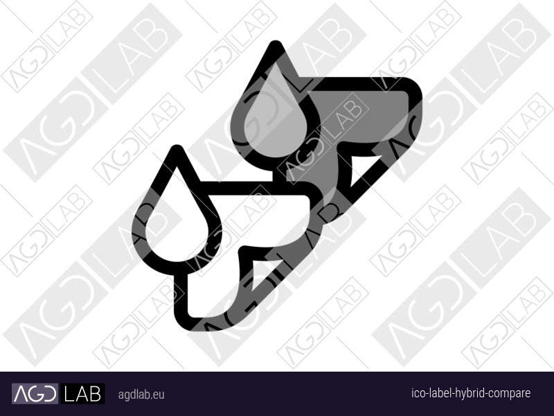 Label hybrid compare icon