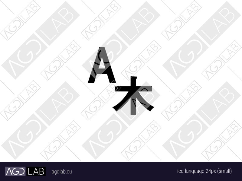 Language 24px (small) icon