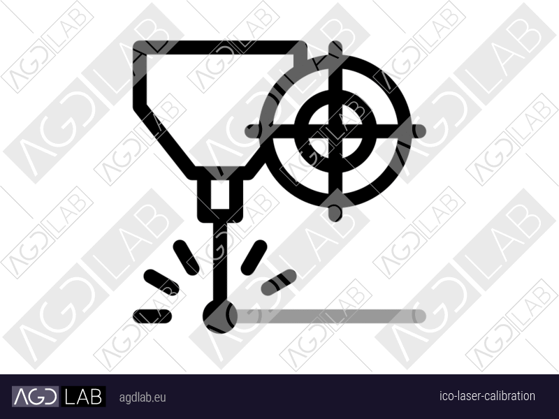 Laser calibration icon