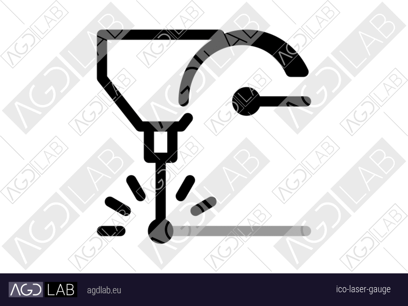 Laser gauge icon