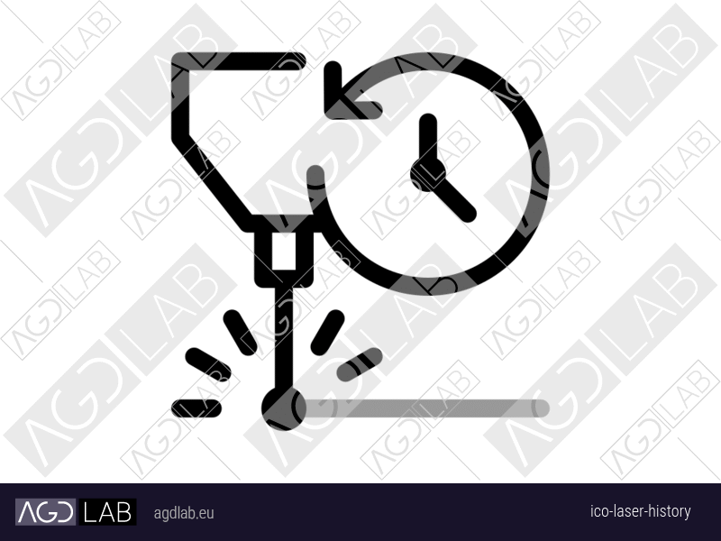 Laser history icon