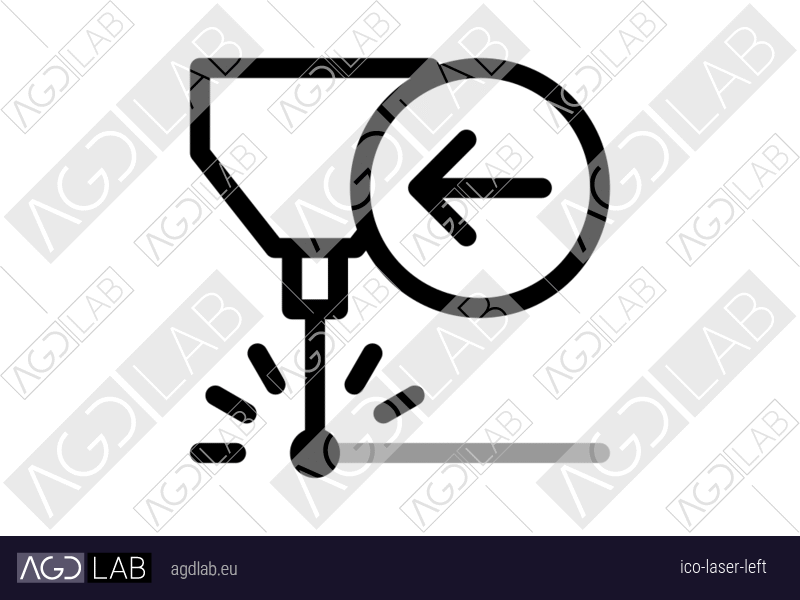 Laser left icon
