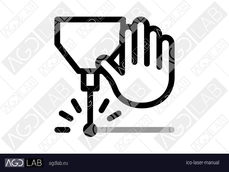 Laser manual icon