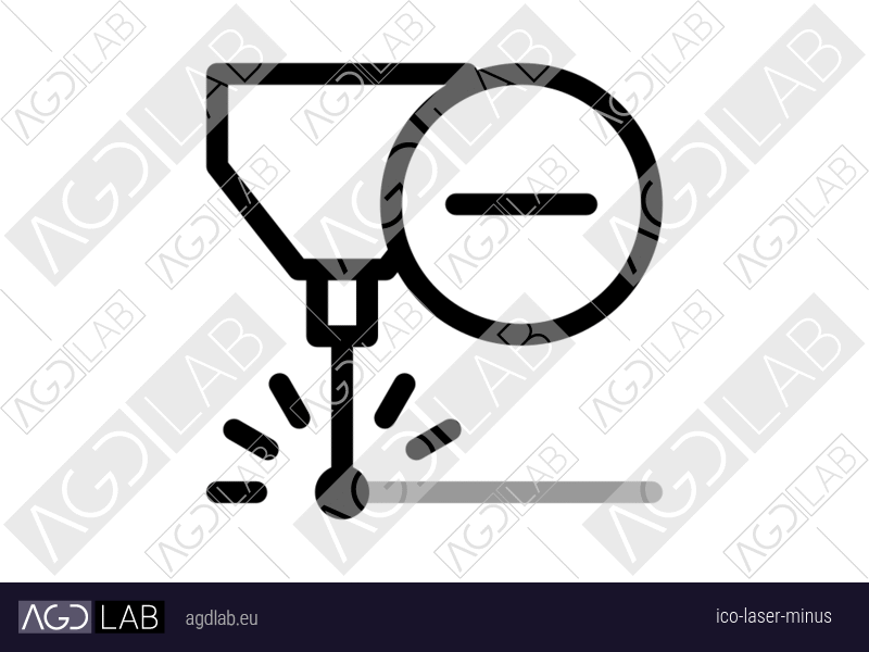 Laser minus icon