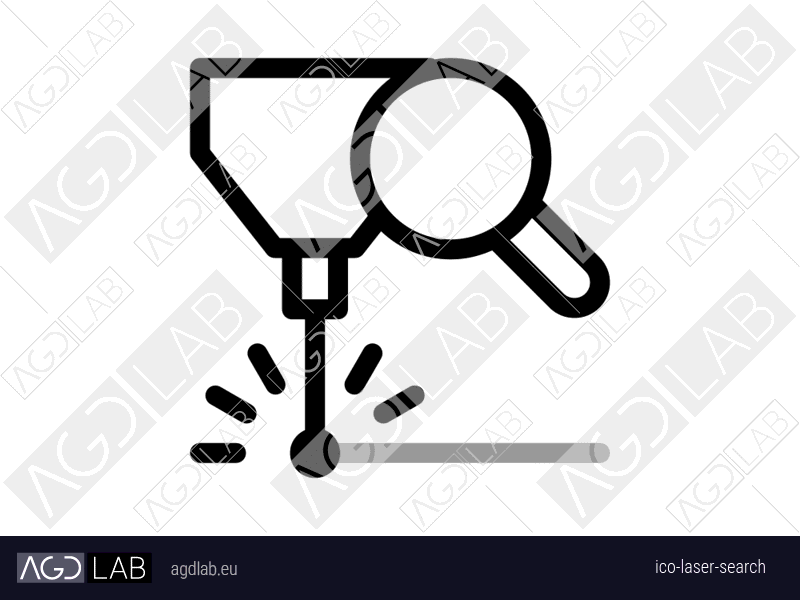 Laser search icon