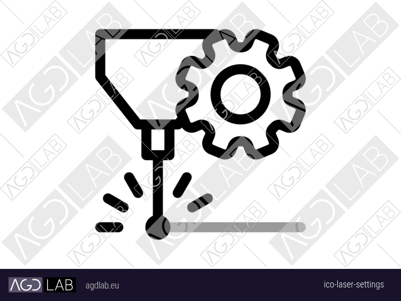 Laser settings icon