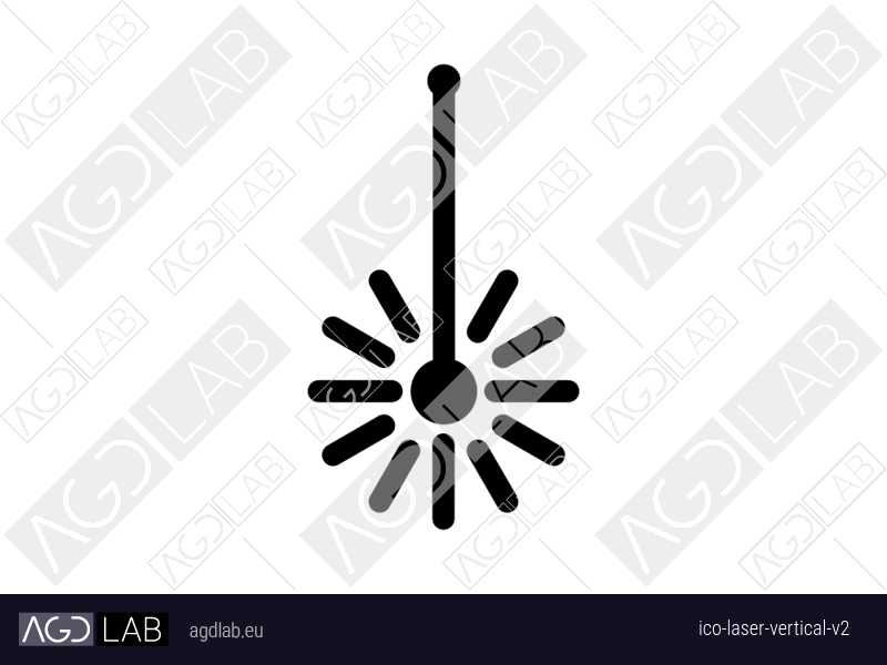 Laser vertical alternative version icon