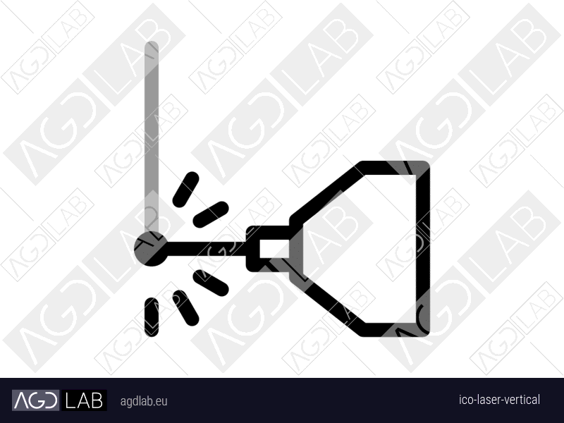 Laser vertical icon