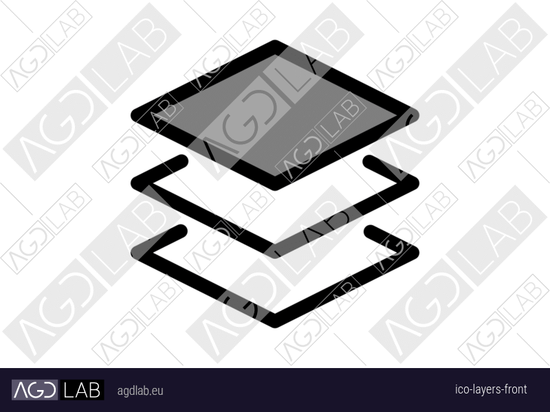 Layers front icon
