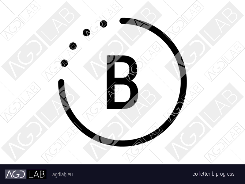 Letter B progress icon