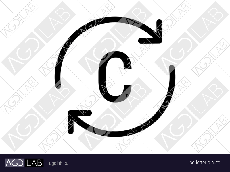 Letter C auto icon