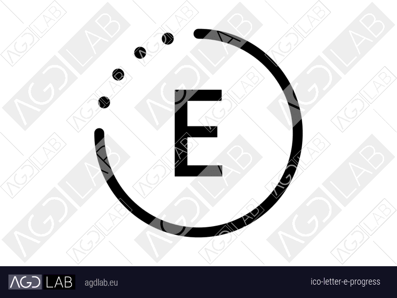 Letter E progress icon