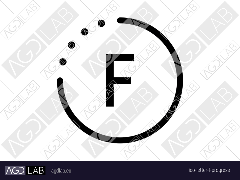 Letter F progress icon