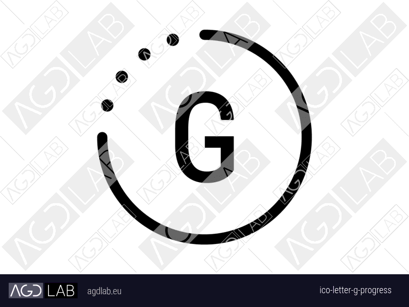 Letter G progress icon