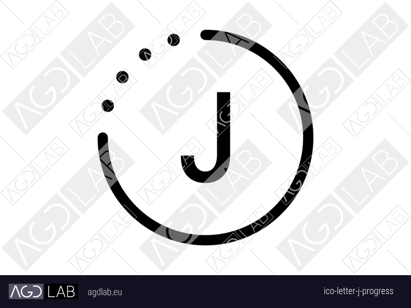 Letter J progress icon