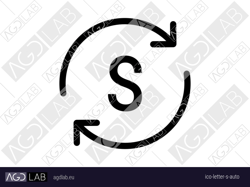 Letter S auto icon