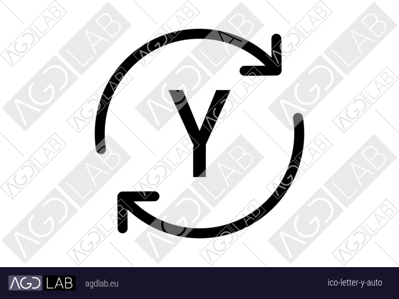 Letter Y auto icon