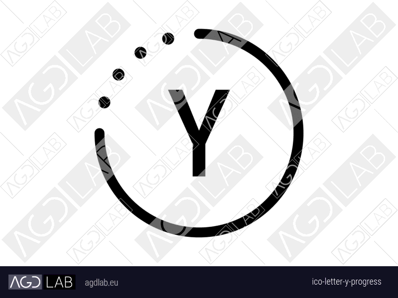 Letter Y progress icon