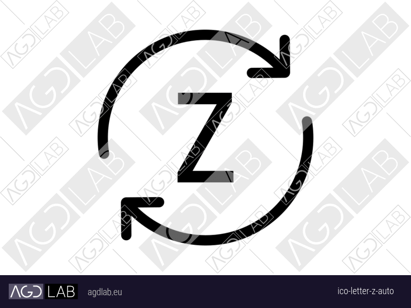 Letter Z auto icon