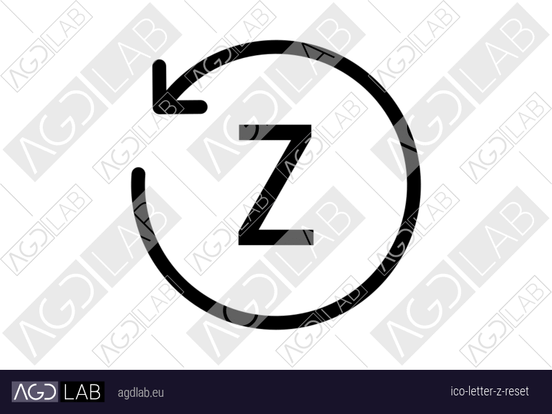 Letter Z reset icon