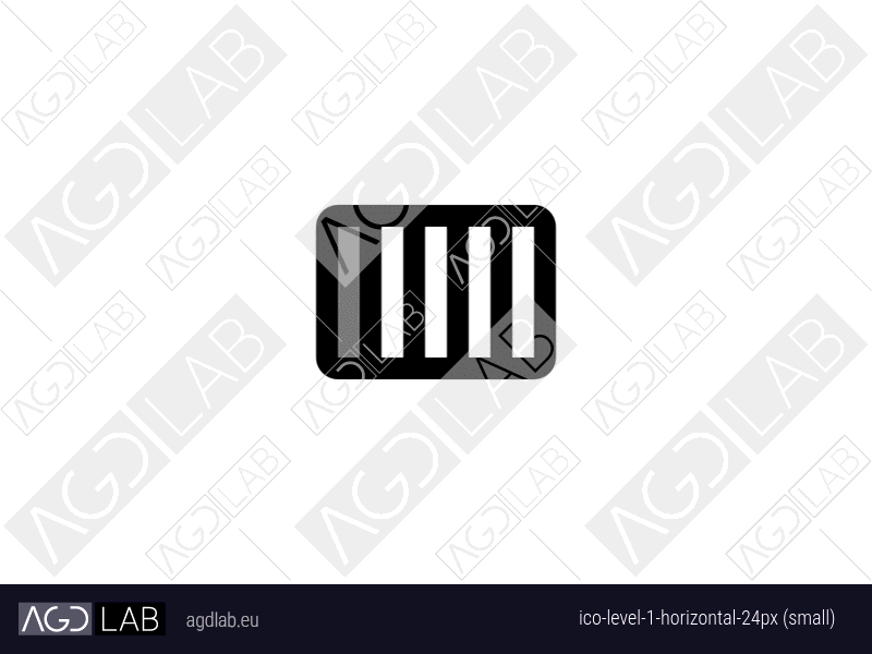 Level 1 horizontal 24px (small) icon