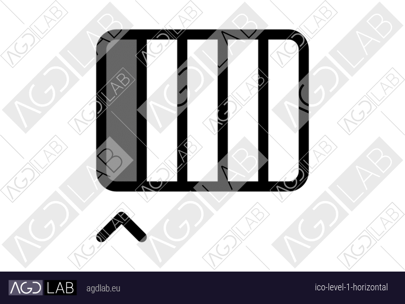 Level 1 horizontal icon