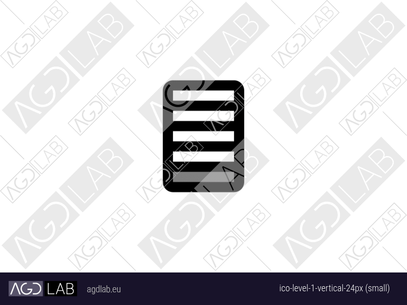 Level 1 vertical 24px (small) icon