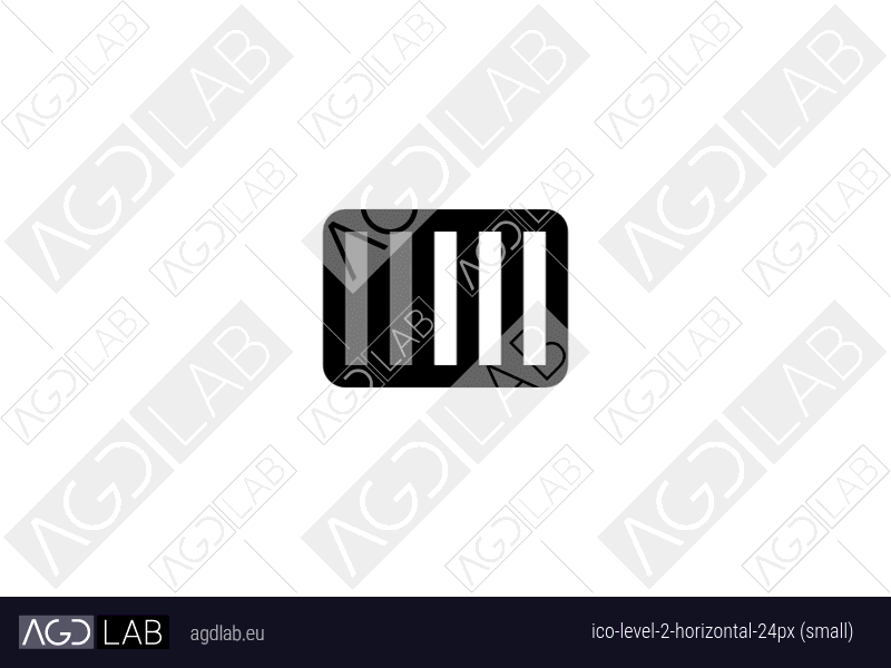 Level 2 horizontal 24px (small) icon