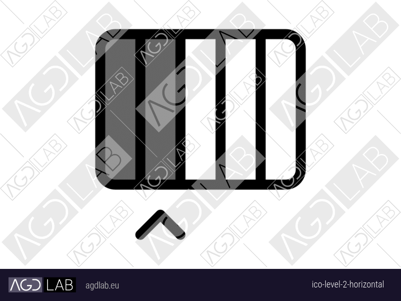 Level 2 horizontal icon