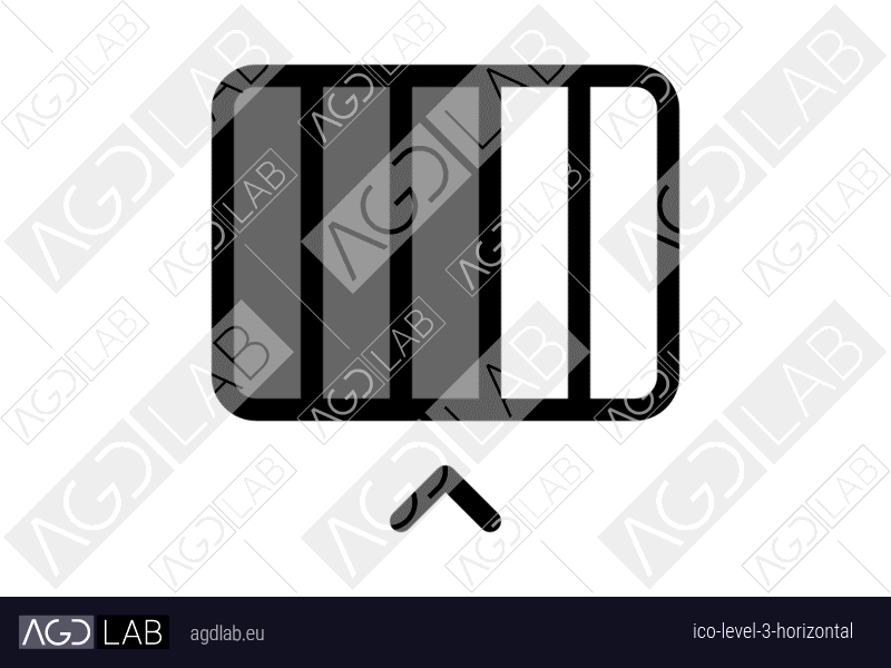 Level 3 horizontal icon