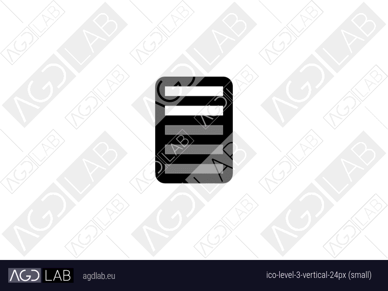 Level 3 vertical 24px (small) icon