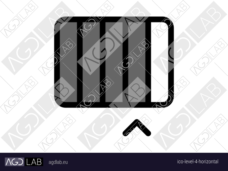 Level 4 horizontal icon