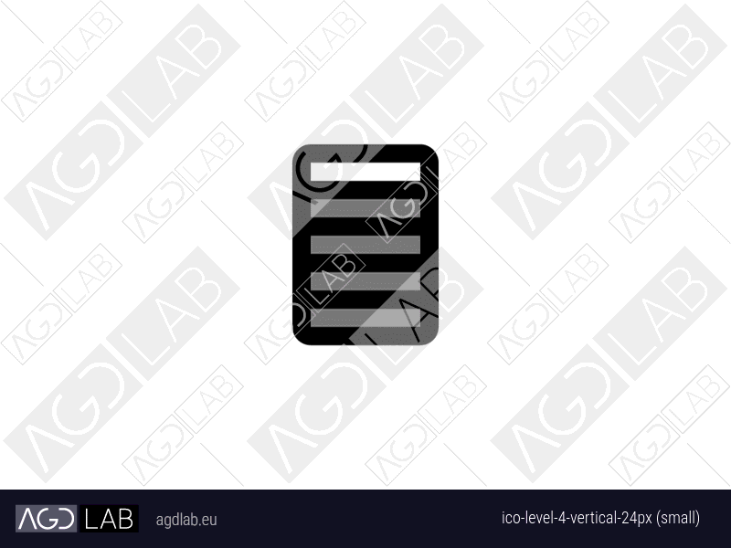 Level 4 vertical 24px (small) icon