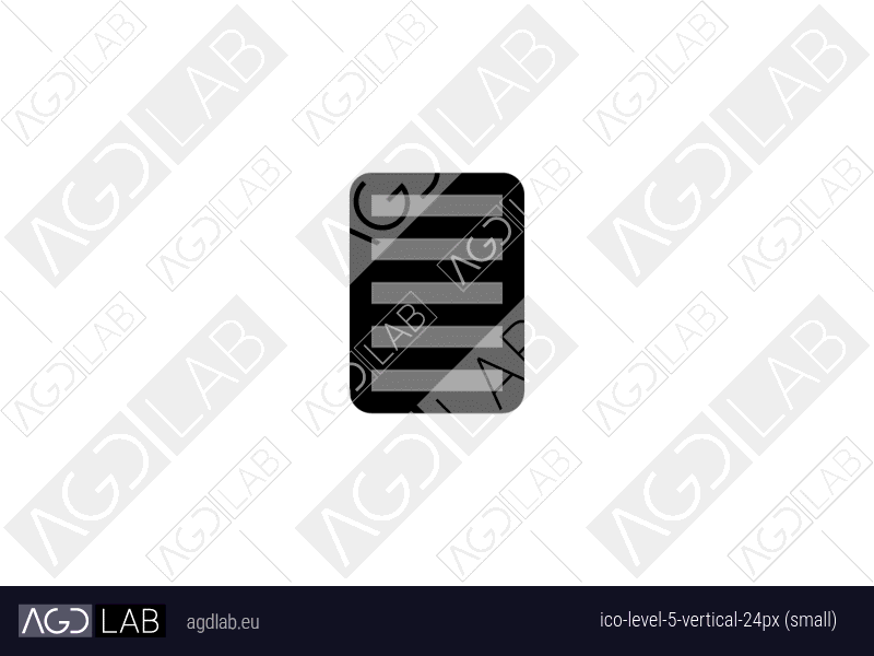 Level 5 vertical 24px (small) icon