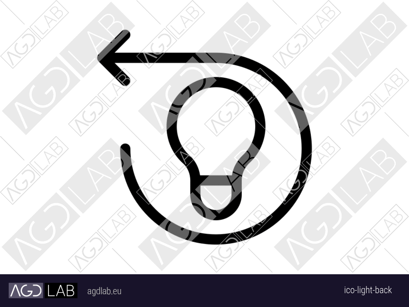 Light back icon
