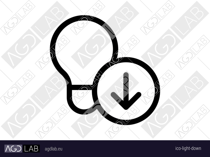 Light down icon