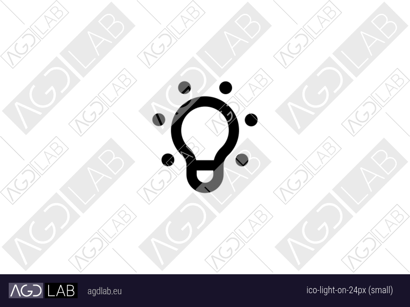Light ON 24px (small) icon