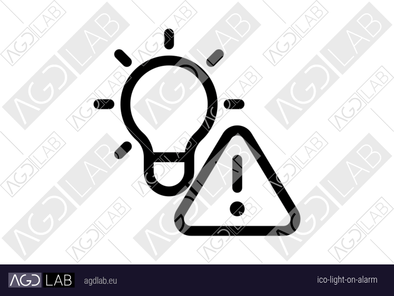 Light ON alarm icon