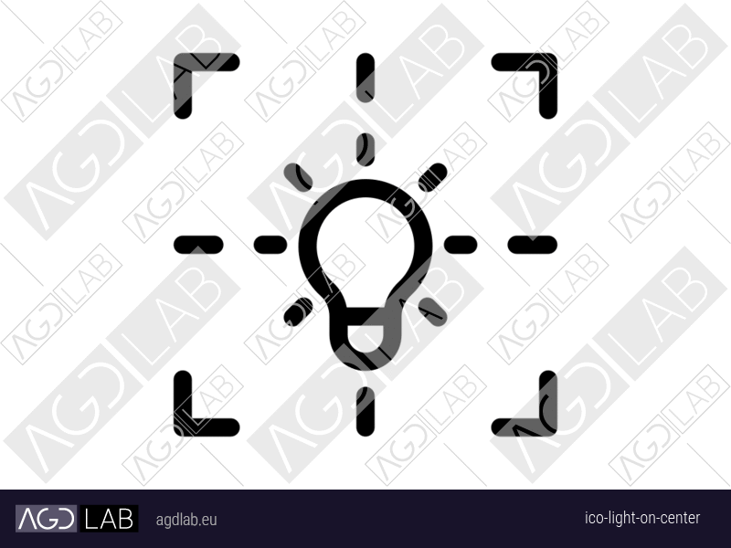 Light ON center icon