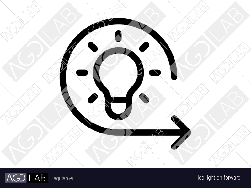 Light ON forward icon