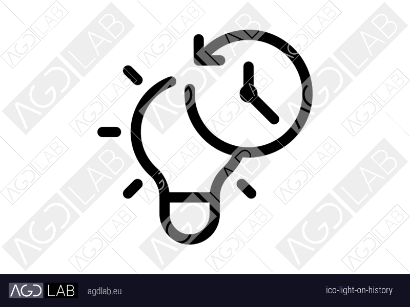 Light ON history icon
