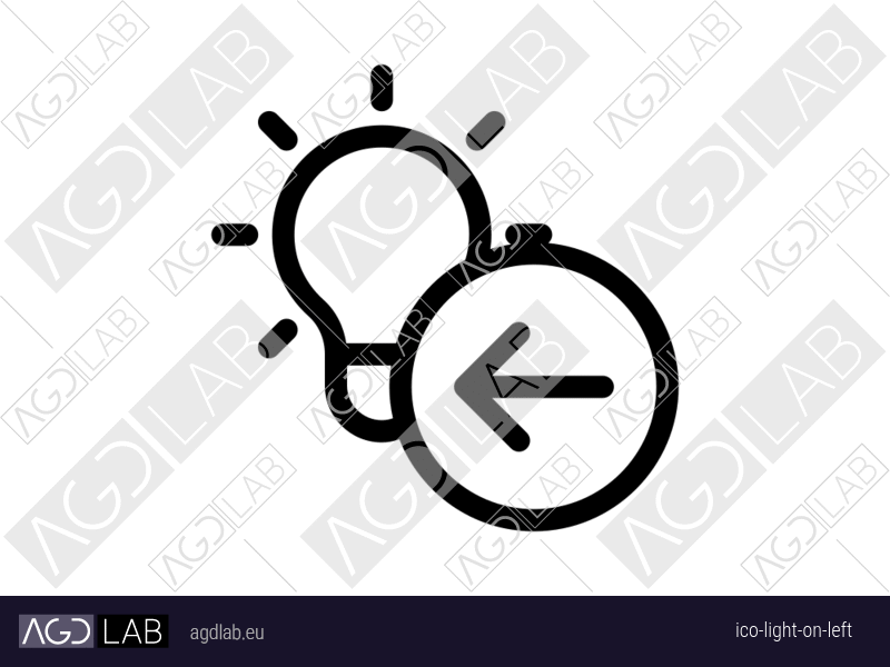 Light ON left icon