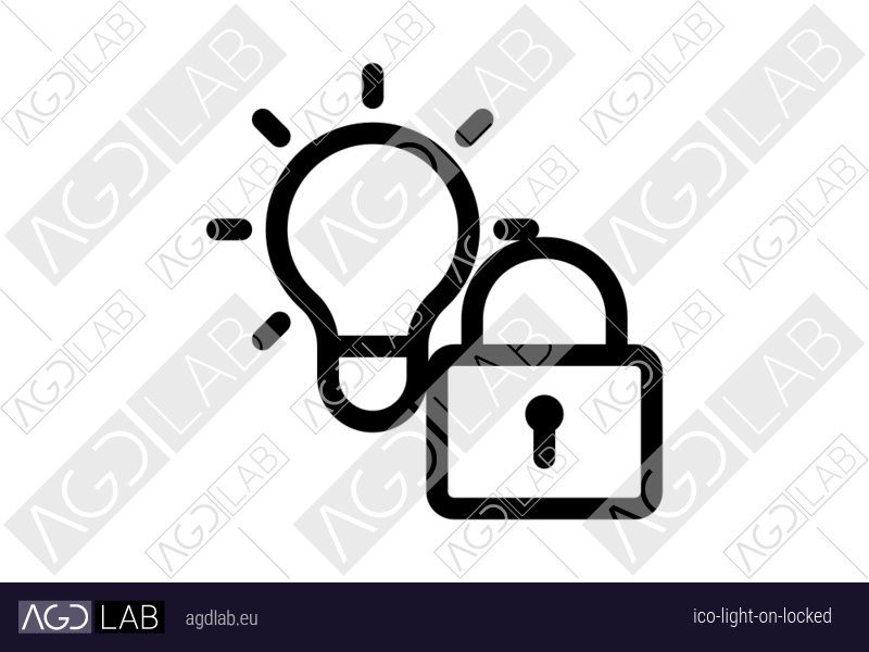 Light ON locked icon