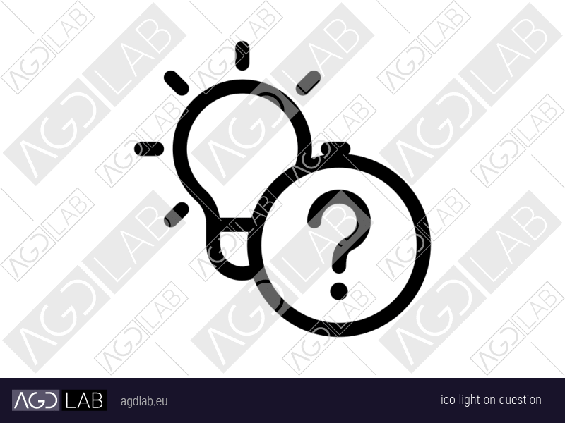 Light ON question icon